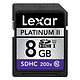 Lexar 雷克沙 SDHC 8G CLASS10 200X 高速存储卡 C10 相机卡