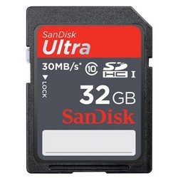 SanDisk 闪迪 至尊高速SDHC存储卡 32G-Class10-30MB/s