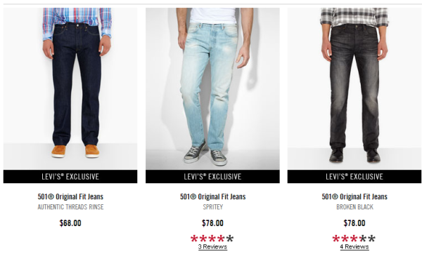 Levi's 李维斯 美国官网 Exclusive专享区