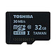 TOSHIBA 东芝 32G TF(microSDHC)存储卡(Class10)