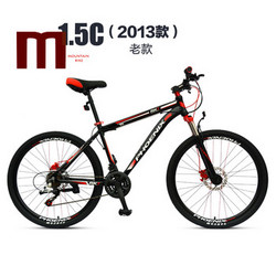 Phoenix 凤凰 M1.5C 26寸 铝合金车架自行车（13年款、黑红色）