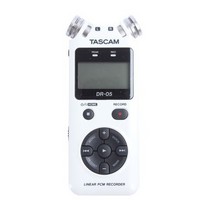 新补货：Tascam DR-05 便携式数码录音笔 白色/黑色