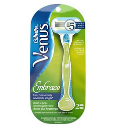 凑单佳品：Gillette 吉列 Venus Embrace 女式剃毛刀（1刀架/2刀头）