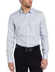 Calvin Klein Sportswear Micro Dobby 男式长袖衬衫