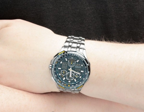 Citizen 西铁城 Blue Angels Skyhawk 空中之鹰系列 JY0040-59L 男士光动能表