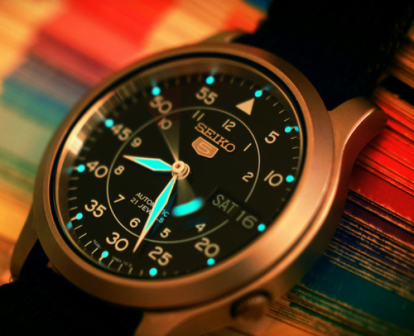 SEIKO 精工 SNK809 精工5号 男士自动机械表