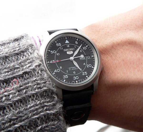 SEIKO 精工 SNK809 精工5号 男士自动机械表