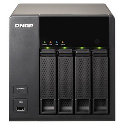 QNAP 威联通 TS-420 NAS四盘位网络存储 1.6GHz 512MB DDR3 RAM USB3.0