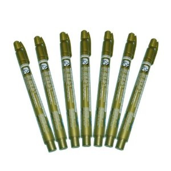 Simbalion 雄狮 金属色奇异笔 MM610 亮金色*12支装
