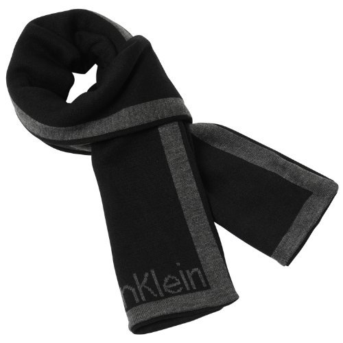 Calvin Klein  Knit Jacquard 男士羊毛围巾