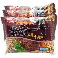 出前一丁 五香牛肉味方便面(港版)100g*3包*2份