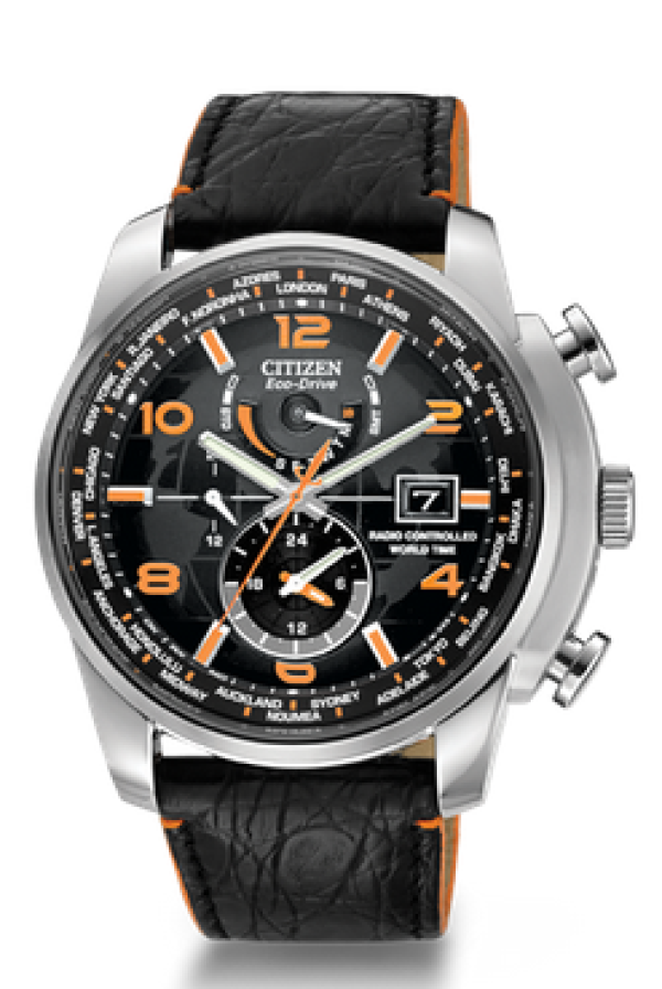 Citizen 西铁城 AT9010-28F 限量版 男式光动能腕表(世界时间、5局电波)