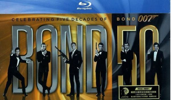 The name’s Bond：Bond 50 詹姆士·邦德50周年蓝光合集（23部，含Skyfall）