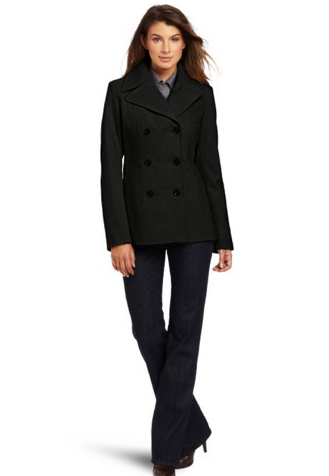 大码福利：Anne Klein  安妮克莱恩 Alicia Wool Coat 女士羊毛外套