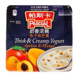 Pascual 帕斯卡 杏子和芒果酸乳（全脂）125gx4