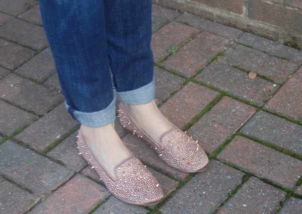 痴汉克星!Sam Edelman Adena 铆钉平底鞋