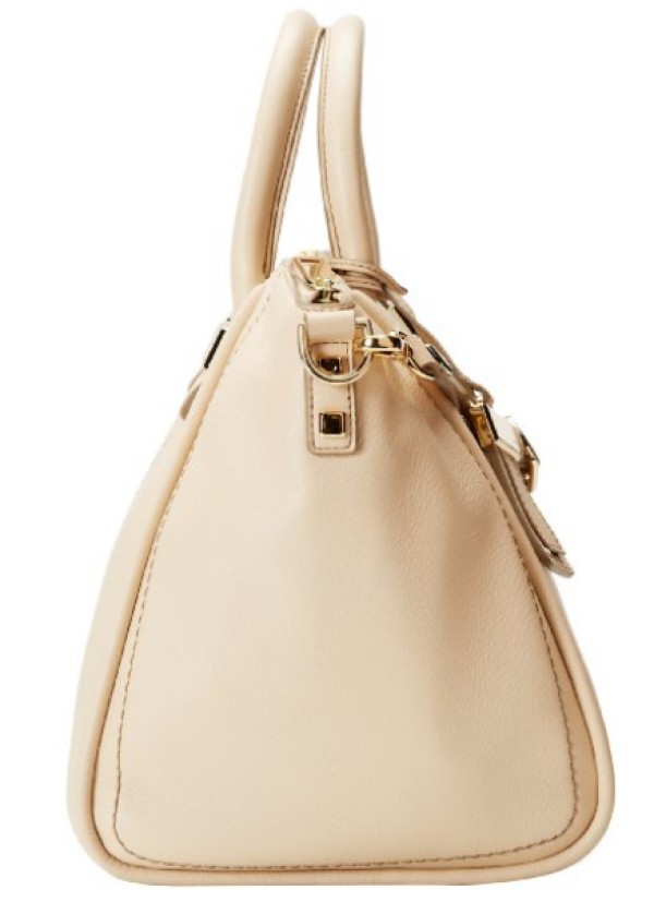 Nine West 玖熙 9W City Chic Leather Collection Tribeca Dome Satchel 女士真皮旅行包 带行李牌