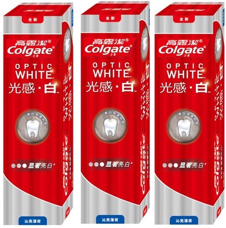 Colgate 高露洁 光感白沁亮薄荷牙膏 113g*3支