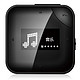 onda 昂达  VX330 双无损音乐格式+超便携纯音乐夹子+4G MP3 黑色