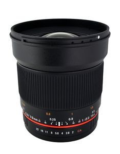 Rokinon 16mm F2.0 超广镜头等效24mm APS-C单反用 多卡口可选