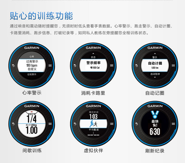 Garmin 佳明 Forerunner 620 心率表（含心率带）