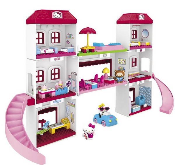 海淘的1/3:Mega Bloks 美家宝 HELLO KITTY度假村 积木拼插玩具