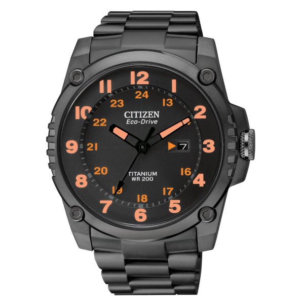Citizen西铁城 BJ8075-58F STX43 男士光动能腕表（全钛合金、防震）