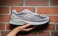 new balance 新百伦 M990 V3 男款跑步鞋 灰色