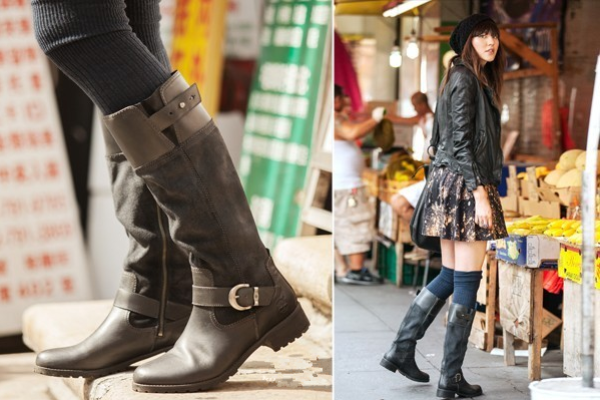 限6码：Timberland 添柏岚 26639 Bethel Buckle 及膝高筒靴