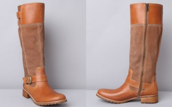 限6码：Timberland 添柏岚 26639 Bethel Buckle 及膝高筒靴