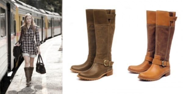 限6码：Timberland 添柏岚 26639 Bethel Buckle 及膝高筒靴