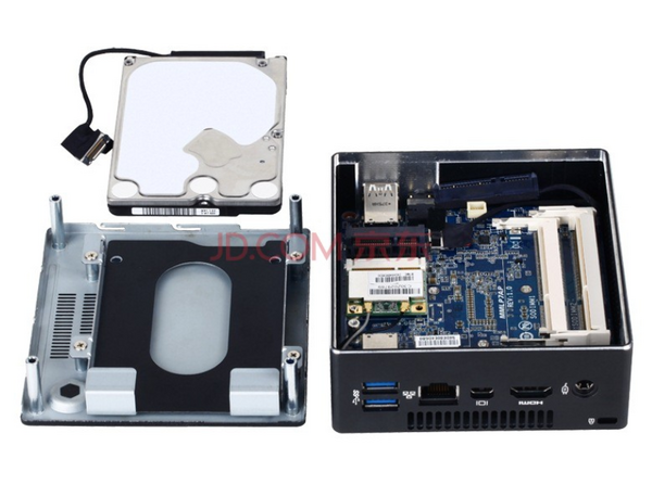 新补货:GIGABYTE 技嘉 GB-BXi5H-4200 紧凑型电脑 i5版