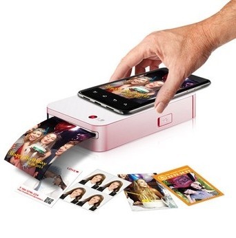 新低价：LG ZINK Pocket Photo 2.0 口袋相印机 PD233 粉色
