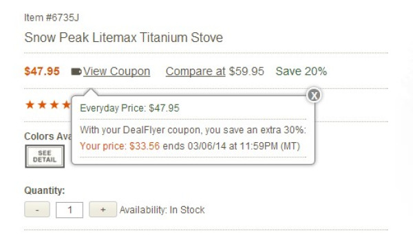 Snow Peak Litemax Titanium Stove 一体式钛金属炉头