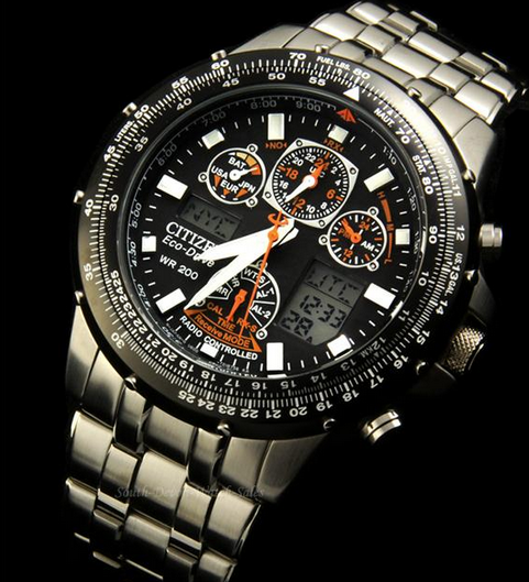 CITIZEN 西铁城 Skyhawk 超级空中之鹰 JY0000-53E 男款腕表(光动能、电波)