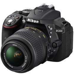 Nikon 尼康 D5300 单反套机（AF-S 18-55mm VR）黑色