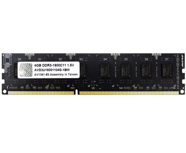 限华中:AVEXIR 宇帷 超值系列 DDR3 1600 4GB 台式机内存