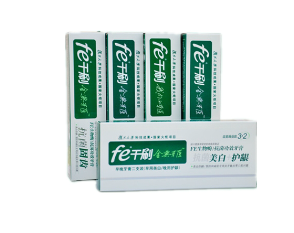 雪豹 FE干刷牙膏 105g*3支+90g*3支