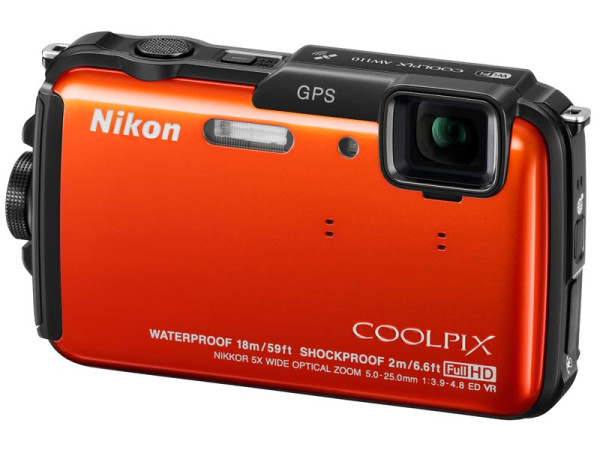 新低价:Nikon 尼康 COOLPIX AW110 三防数码相机 橙色款 官翻 (三防、内置GPS、WIFI)