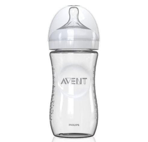 凑单品：PHILIPS 飞利浦 AVENT 新安怡 宽口径自然原生 SCF673 玻璃奶瓶 240ml