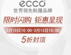 促销活动：京东商城 ecco爱步闪购店