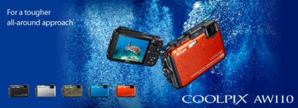 Nikon 尼康 COOLPIX AW110 三防数码相机 橙色款