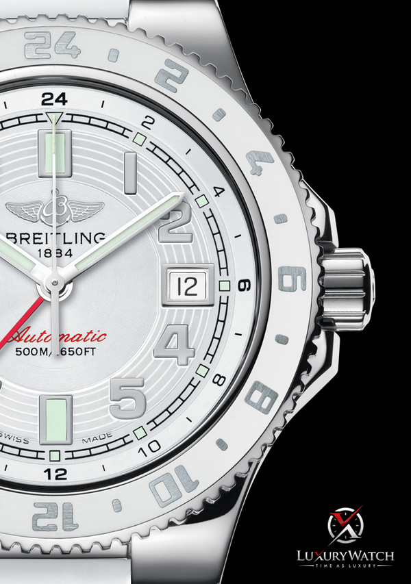 Breitling 百年灵 Superocean 超级海洋系列 A32380A9-A737-RT 纯白特别版 男款机械腕表