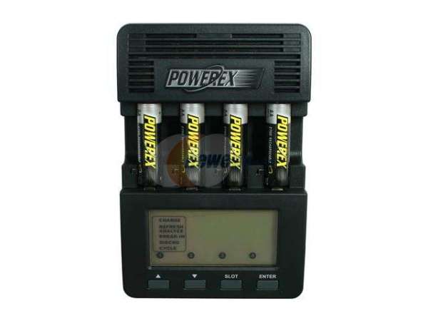 POWEREX MH-C9000 智能充电器套装 (含4节2700毫安镍氢电池)