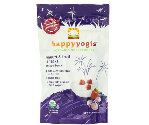 凑单品：happybaby 禧贝 Happy Yogis Organic 溶溶豆 混合莓果口味  28g*8包