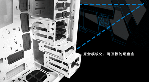 NZXT 恩杰 Phantom 大幻影 全塔游戏机箱 白色