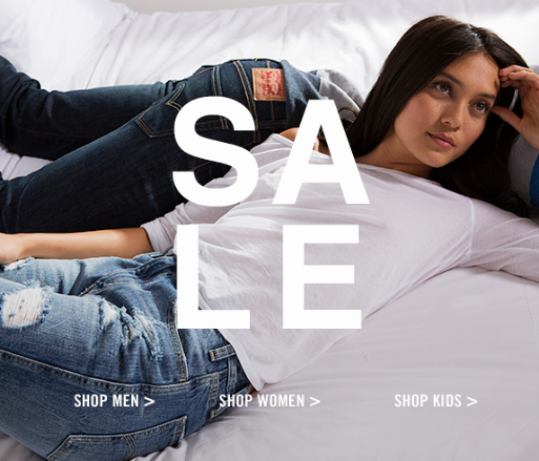 Levi’s 李维斯 美国官网 全场满减促销 Sale区可用