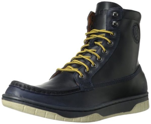 Diesel 迪赛 Club Tatra Combat Boot 真皮男靴