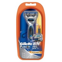 双重优惠：Gillette 吉列 锋隐超顺 电动剃须刀（1刀架1刀头）+剃须泡沫