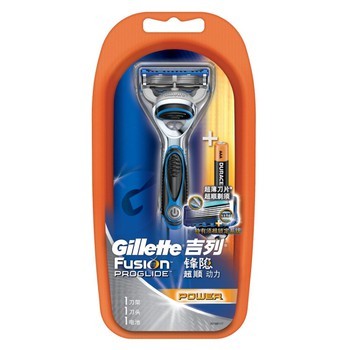 双重优惠:Gillette 吉列 锋隐超顺 电动剃须刀(1刀架1刀头)+剃须泡沫